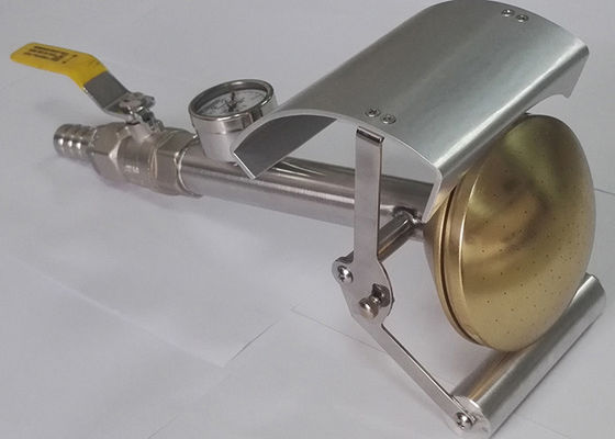 Équipement de test de protection de l'entrée IPX3, appareil de contrôle de bec de jet d'eau de 121 trous
